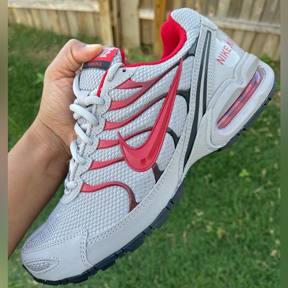Nike Air Max Torch 4 Atmosphere Grey Red Men's Size 9 Shoes #300A - Picture 5 of 10